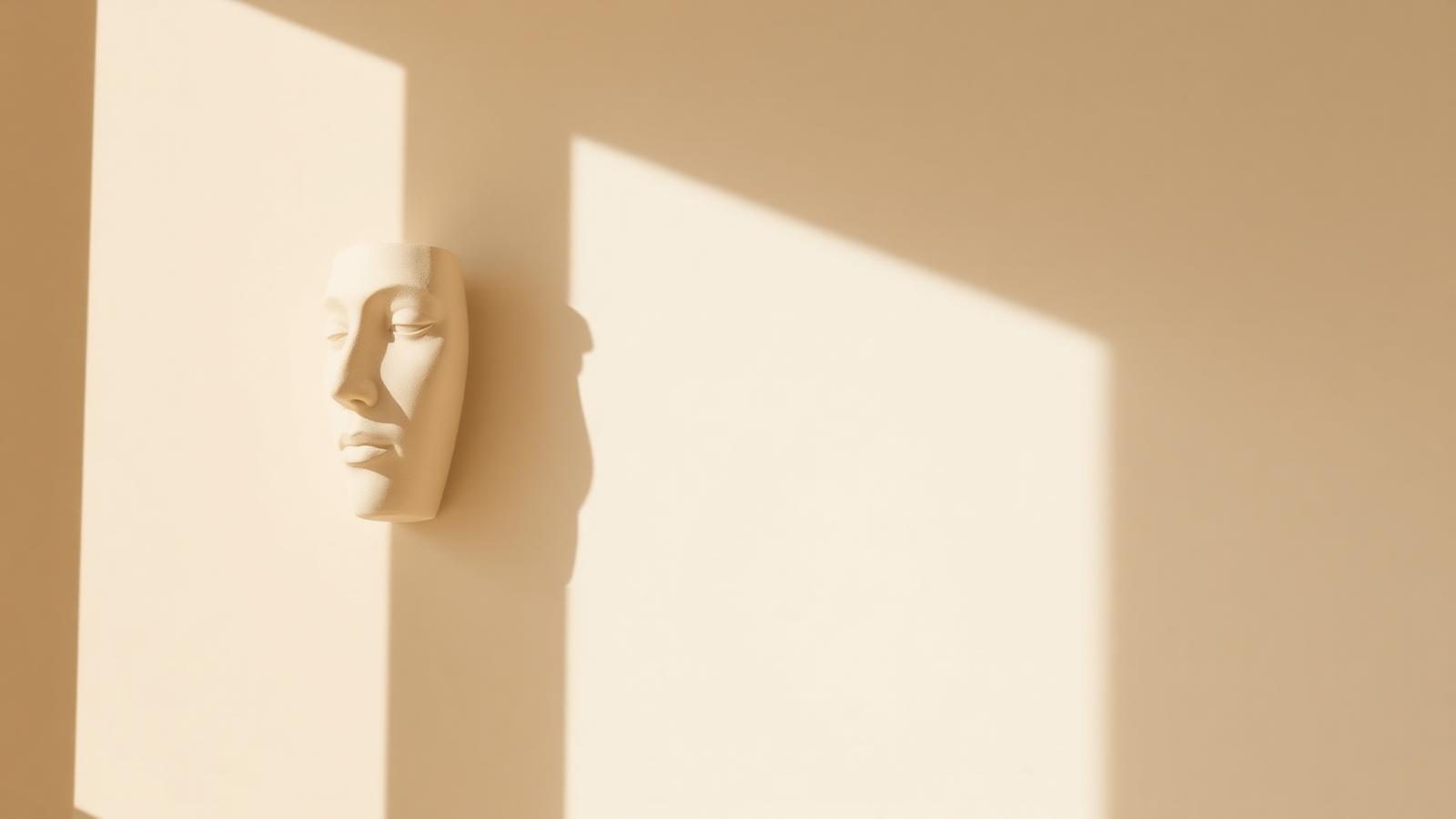 Sculptural study of facial structure and light, representing facial contouring at Face and Co Belfast